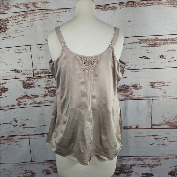 Ruby Ribbon Lace Full Support Cami Beige 44 - Picture 3 of 10